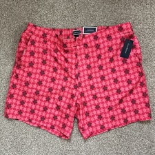 NWT Club Room Men's Radiant Rose Beach To Boardwalk Swim Shorts Size XL