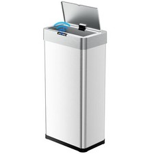 21.1 Gallon Stainless Steel Kitchen Automatic Trash Can with Soft Close Lid