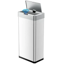 21.1 Gallon Stainless Steel Kitchen Automatic Trash Can with Soft Close Lid