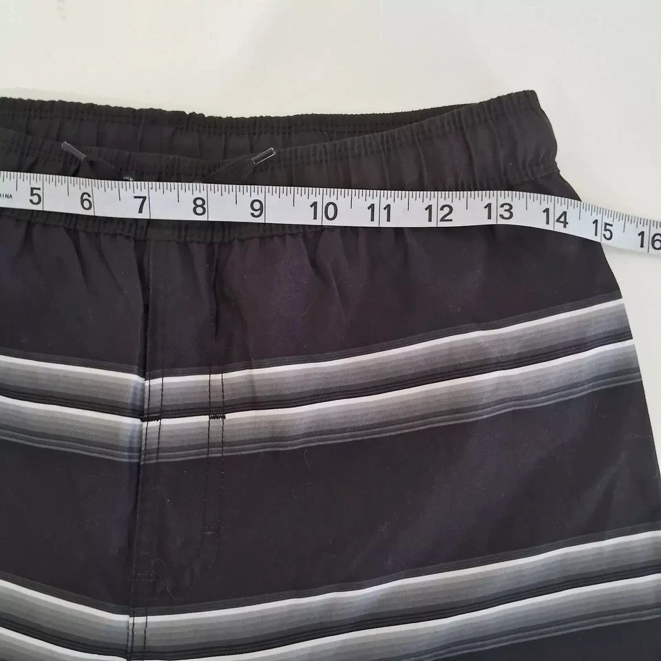 Hurley Board Shorts Boy Elastic Waist Black Board Shorts Size L - Image 4 of 4