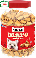 Milk-Bone Marosnacks Small Dog Treats with Bone Marrow, 40 Ounce Container.