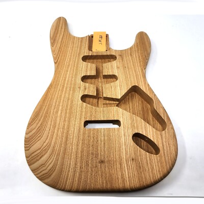 Brio Highly Figured S-Style, Roasted 2 Pc  Swamp Ash 3.8 lbs -Unfinished