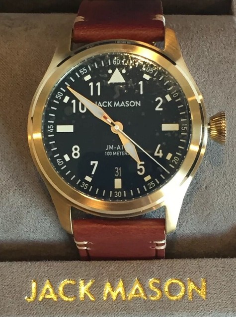 jack mason gold watch