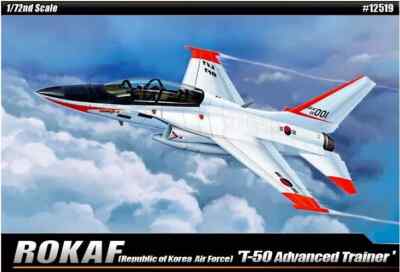 Academy #12519 1/72 ROK Air Force T-50 Advanced Trainer Plastik Modellbausatz...