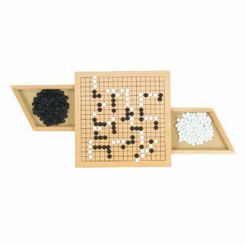 Go Spel Set Houten Buy WE Games Wooden GO Board Game Set With Storage Drawers Classic 849971
