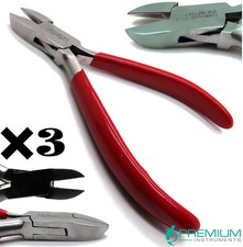 3 Diagonal Side Cutter Pliers 12cm Working End 2cm Jewellery Making Tools