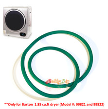 Correa de ventilador de secadora portátil para secadora XtremePowerUs Barton 1,85 pies cúbicos 99821 99822