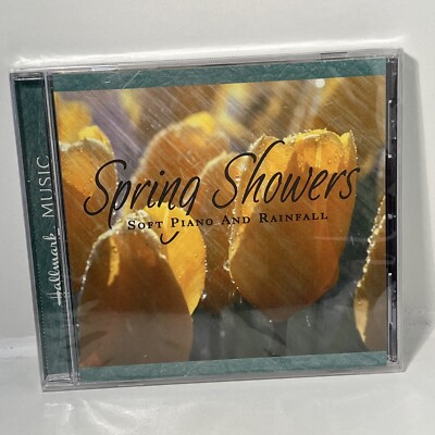 Hallmark Music: Spring Showers - Soft Piano and Rainfall (CD, 1997) Wayne Gratz