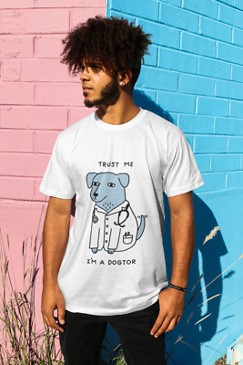 T Shirt Dogtor Doctor Dottore Medicina Medico Veterinario Università Cane Gatto