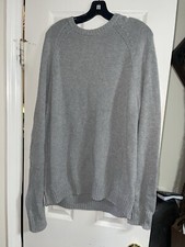 Old Navy Sweater Mens XL Extra Large Gray Heather Crew Neck Pullover WTF81