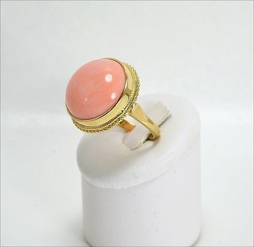 Bague En Or Jaune 18 Ct Avec