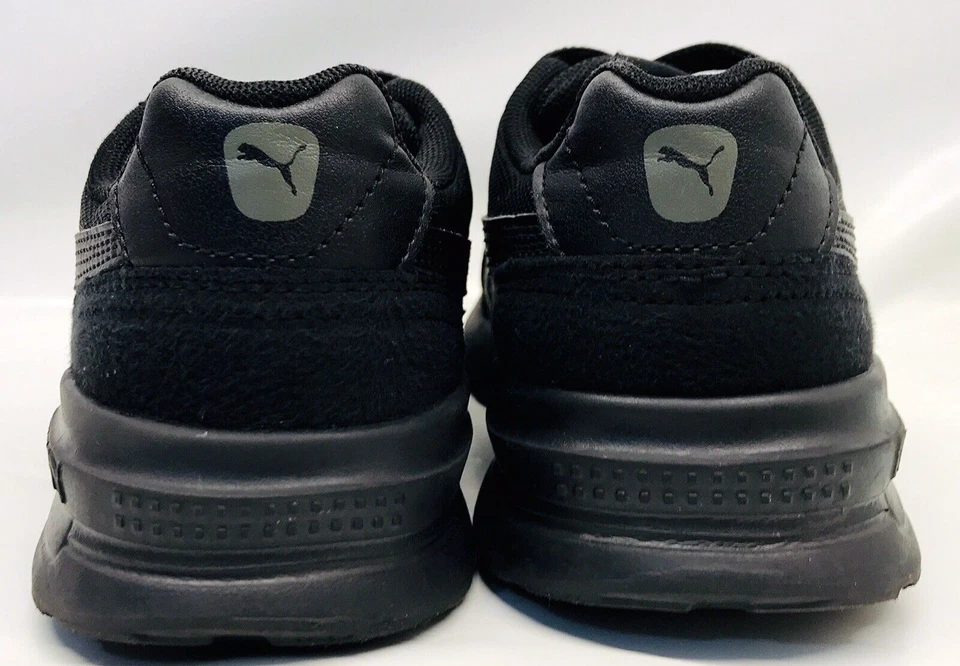 Puma Graviton Size 13 Black Boys Stretch Slip On Shoes Easy On And Off Sneakers - Image 4 of 4