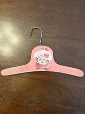Vintage Child Clothes Hanger Pink Girl's Face Painted doll wall decor nursery