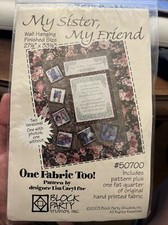 My Sister, My Friend Wall hanging Pattern 27....