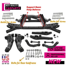 FOR JEEP PATRIOT 07-17 2WD FWD Rear Suspension REPAIR KITS + SUBFRAME + BOLTS 