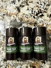 NEW!! Dr. Squatch Deodorant Pine Tar, 2.65 fl. oz, Lot of 3!! Sealed!!