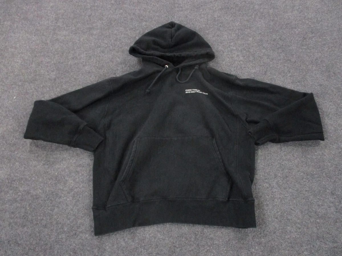 Chris Tomlin Champion Hoodie Sweatshirt Adult L Reverse Weave Black Pullover Men