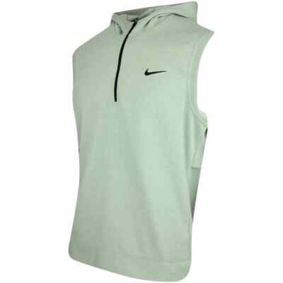 Nike Sleeveless Hoodie Size M MEDIUM JADE GREEN FQ8879-370