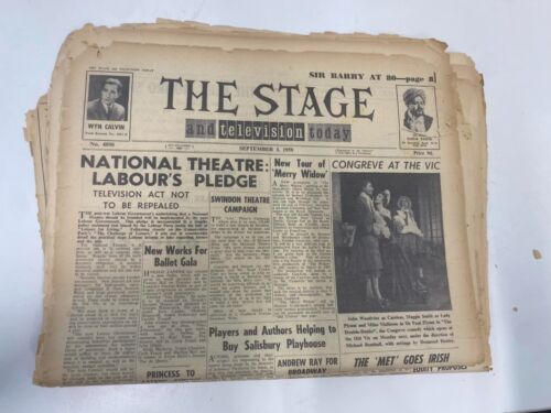 The Stage and Television Today Magazines 1959 Multiple dates available - Picture 30 of 47