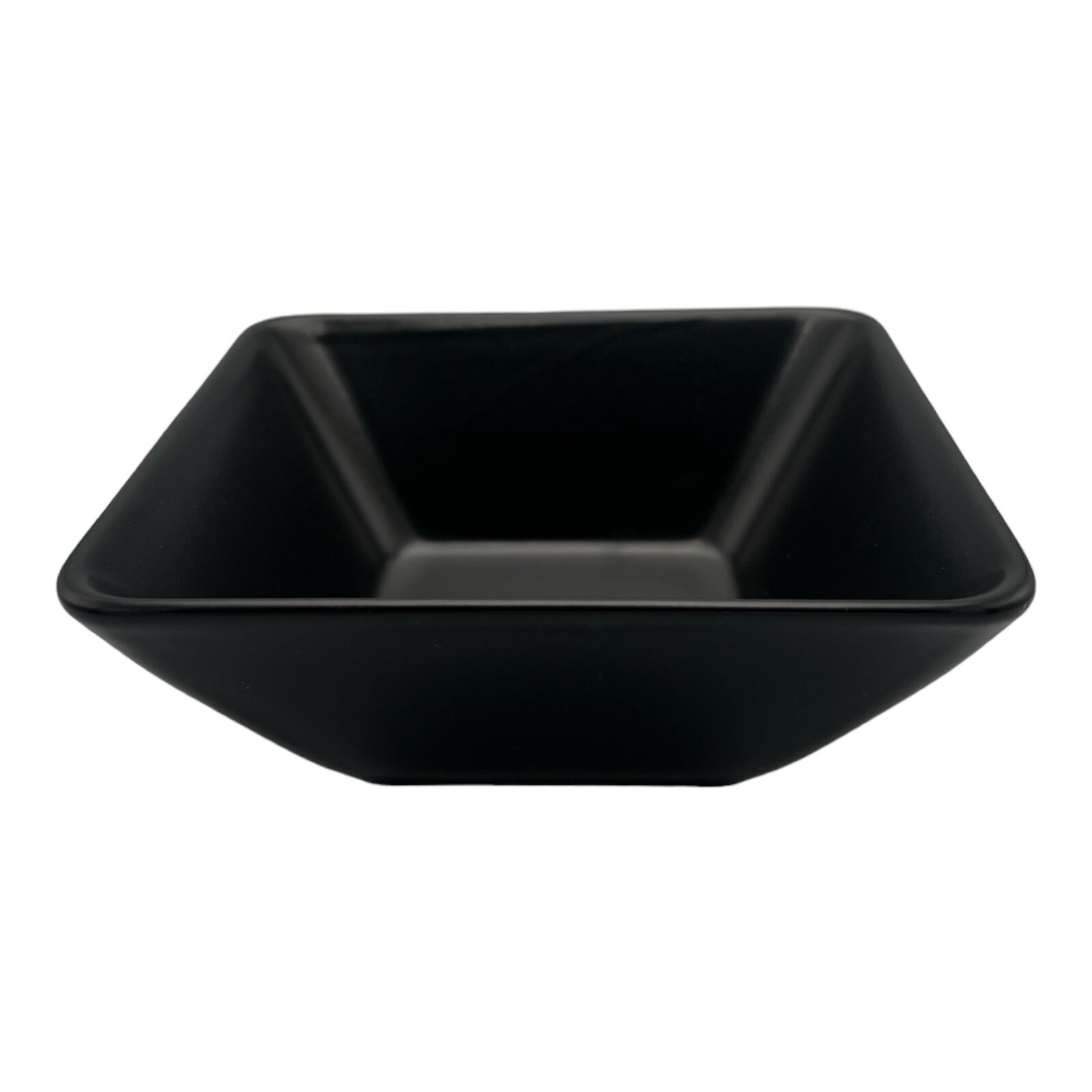 Quadratische schwarze Restaurantschüssel