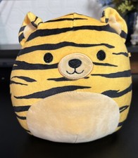 KellyToy 7.5" Squishmallows Plush Tina the Tiger Soft Squish Stuffed Animal Toy