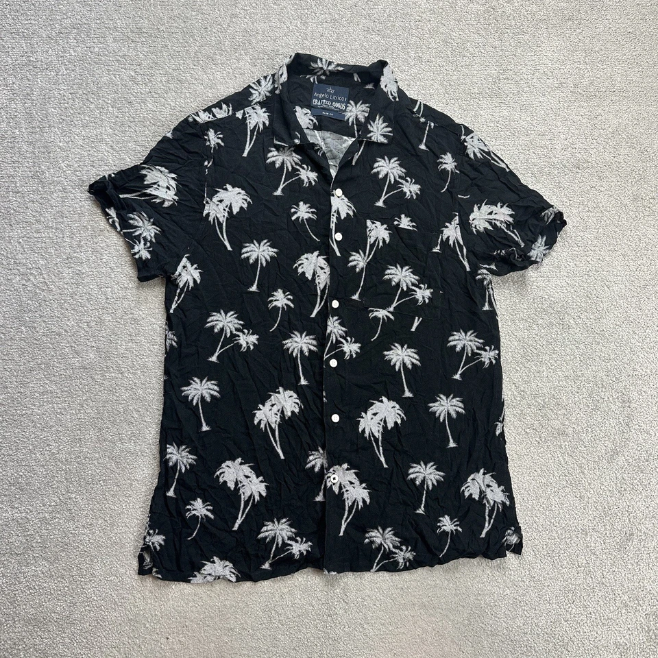 HAWAII Hemd Hawaiishirt Floral G-L Magnum Rockabilly Hawaiianer 19519 Schwarz - Bild 1 von 4