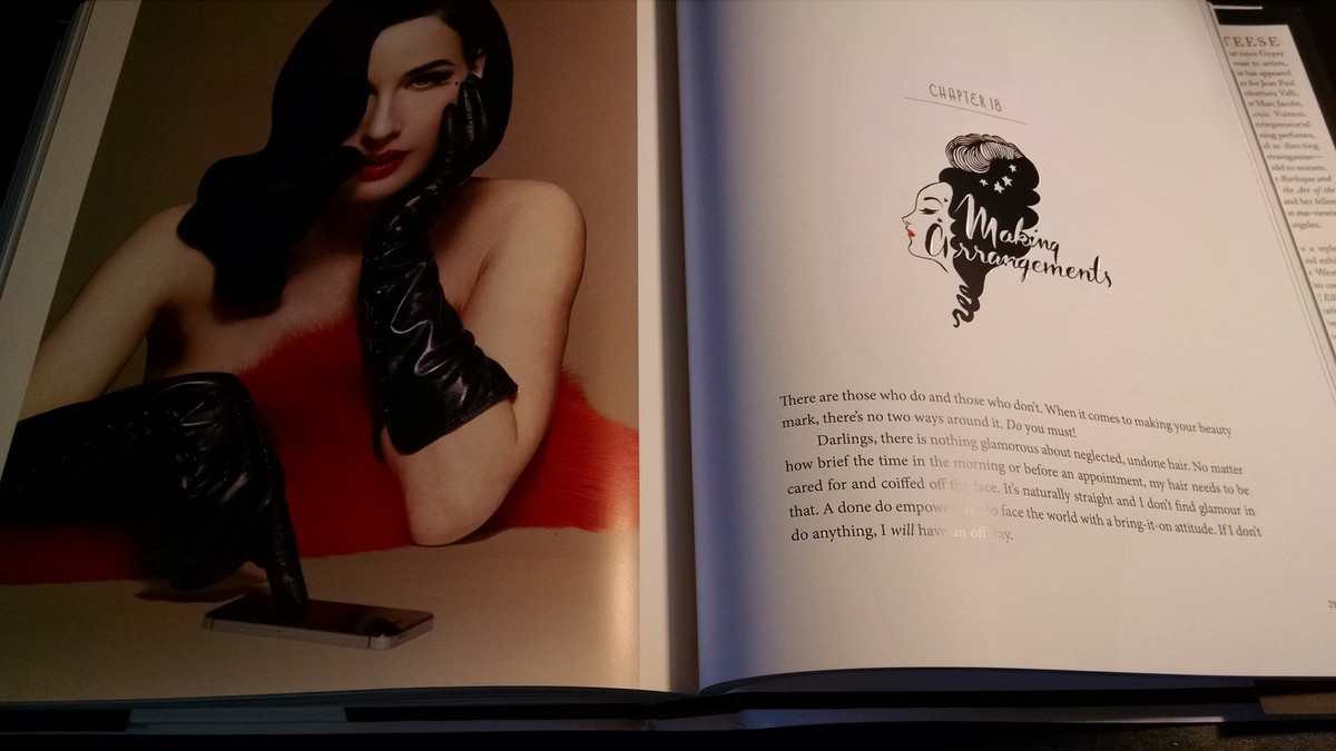 SIGNED Dita Von Teese Your Beauty Mark first print hardcover