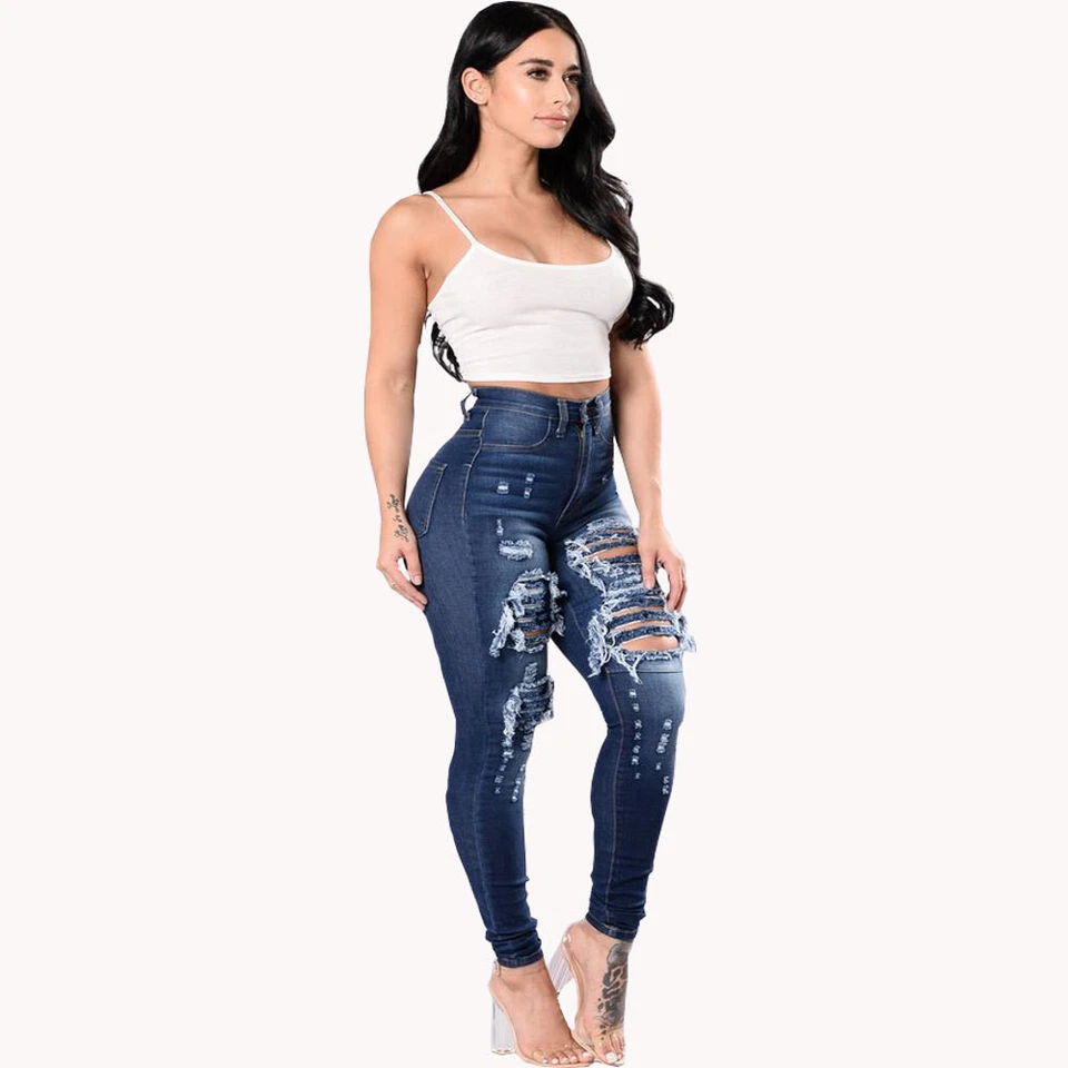 Pantalones Jeans Vaqueros De Mezclilla Colombianos Levanta Cola Ropa De Mujer - Imagen 4 de 4