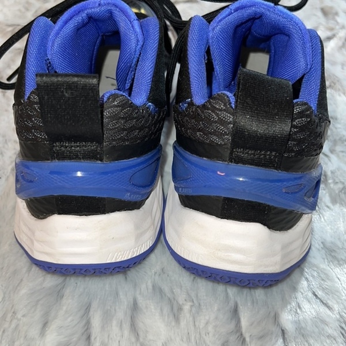 Adidas Exhibit A New Basketball Shoes Sneakers Black Royal 