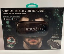 Utopia 360  Virtual Reality 3D Headset with Bluetooth Controller