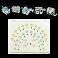 Dental Orthodontic Sapphire Brackets Ceramic Clear Braces MBT 022 345 Hooks 5-5