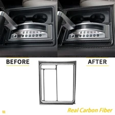 Carbon Fiber Central Control Gear Shift Frame Cover Trim For Hummer H2 2003-2007