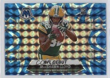 2024 Panini Mosaic NFL Debut Reactive Blue Prizm Marshawn Lloyd #279 11gl