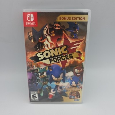 Sonic Forces - Bonus Edition (Nintendo Switch, 2017) COMPLETE CIB SKINS UNUSED!!