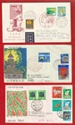 JAPAN - 3   FDCs WITH INSERTS - SEE SCAN