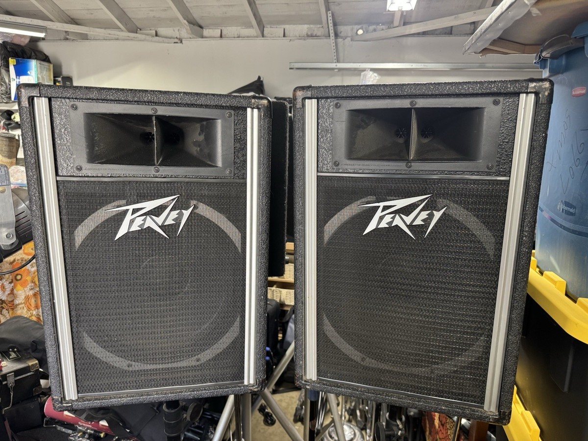 Peavey Model 115H Unpowered 300W RMS 8 Ohm PA Speaker - Black | eBay