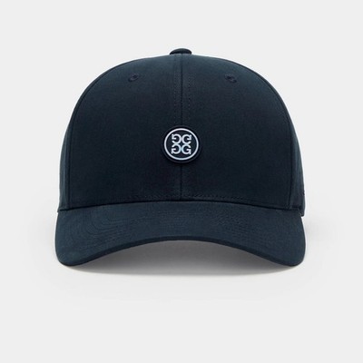 G/FORE Waxed Woven Cotton Blend Relaxed Golf Hat Color Twilight O/S