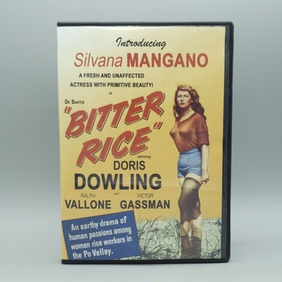 Bitter Rice DVD 1949 Italian Classic Silvana Mangano Region 1 Giuseppe De Santis