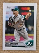 2018 TOPPS STICKERS SEAN MANAEA #25 OAKLAND ATHLETICS 