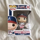 Funko Pop! MLB Atlanta Braves Freddie Freeman #32 Vinyl Figure Delta Exclusive