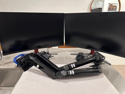 2x MSI AG32C / Optix AG32C 32  Curved 165Hz + Dual Monitor Arm (EGDS2)   Perfect