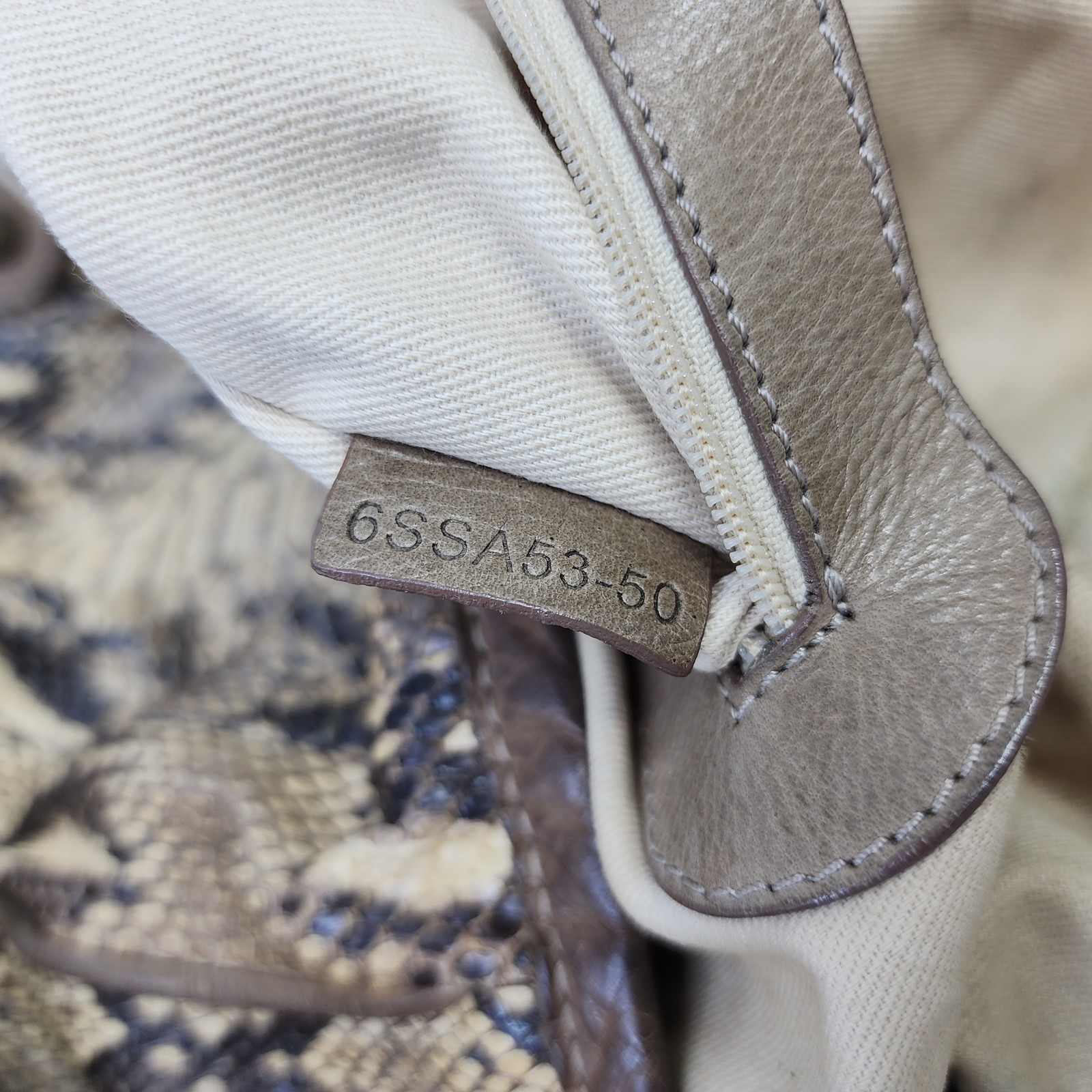 Chloe Python Snakeskin Leather Silverado Shoulder… - image 16