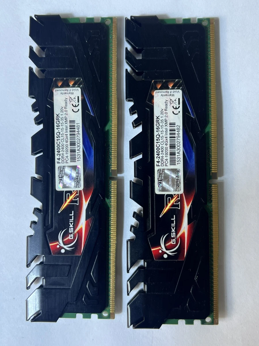 G. SKILL PC4-19200 (DDR4-2400) Bus Speed Computer RAM 8 GB Total