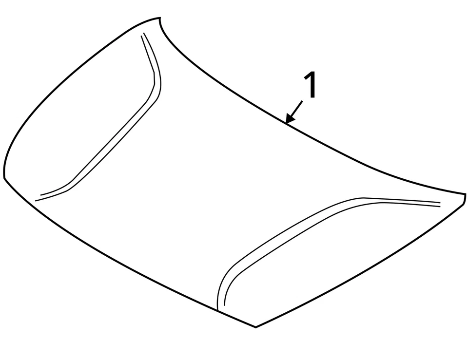 (LOCAL PICKUP ONLY) Hood Fits 17-22 NIRO 2057081 - Image 4 of 4