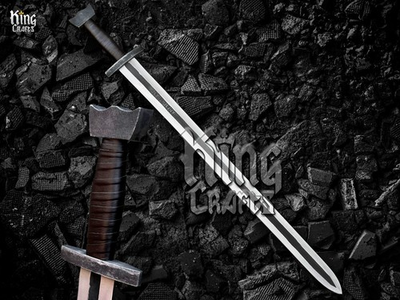 #ad #ad Hand Forged Viking Style Battle Ready Sword For Warriors Razor Sharp $110.70