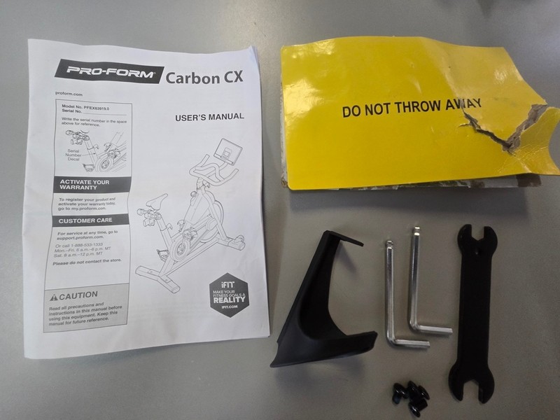 ProForm Carbon CX Exercise Bike, 16 SMR Levels & iFIT Compatible (used)