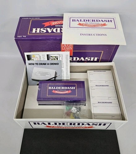 Balderdash Board Game New NOT SEALED Vintage 1984 Edition Parker Bros. Game