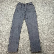 Wrangler Straight Jeans Womens 13/14 Blue Denim Slim Fit High Rise Medium Wash