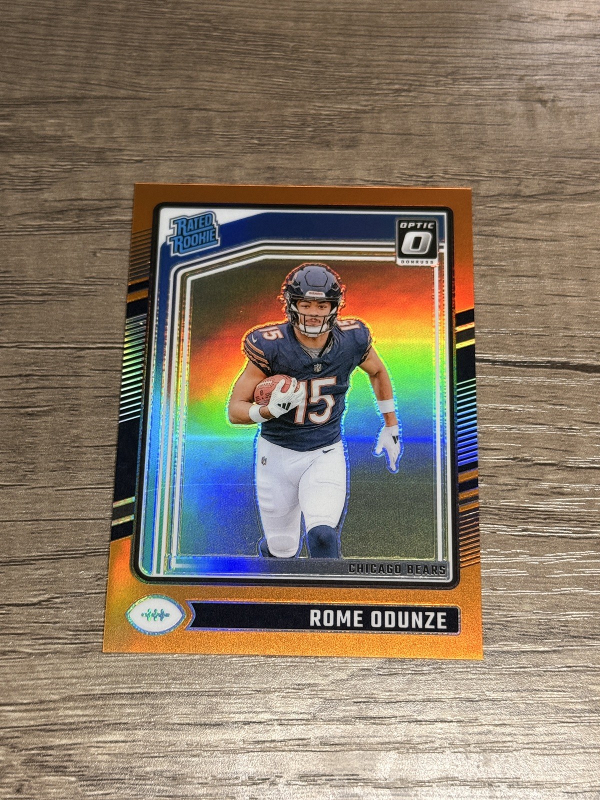 2024 Donruss Optic Rome Odunze Rc Orange 77/249 #286