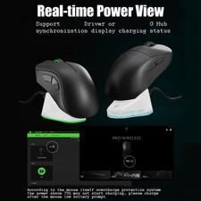 LED Mouse Charging Dock For GPW4/G502/X/G903 Wireless Gaming Mouse Accessories